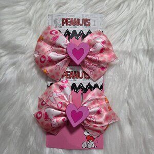 Peanuts Snoopy Heart Hair Barrettes
